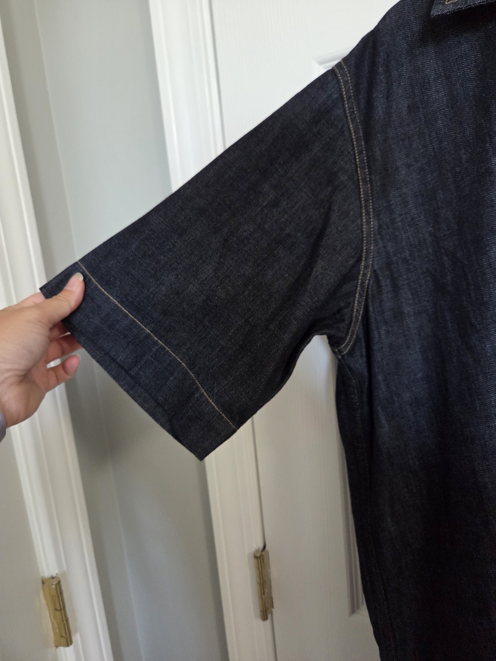 Lauren Ralph Lauren Dark Denim Shirt Dress - Picture 4 of 8